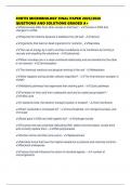 FORTIS MICROBIOLOGY FINAL PAPER 2025&sol;2026 QUESTIONS AND SOLUTIONS GRADED A&plus;