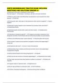 FORTIS MICROBIOLOGY PRACTICE EXAM 2025&sol;2026 QUESTIONS AND SOLUTIONS GRADED A&plus;