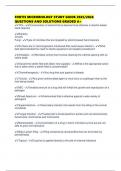 FORTIS MICROBIOLOGY STUDY GUIDE 2025&sol;2026 QUESTIONS AND SOLUTIONS GRADED A&plus;