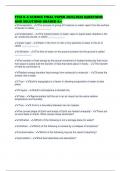 FTCE K-6 SCIENCE FINAL PAPER 2025&sol;2026 QUESTIONS AND SOLUTIONS GRADED A&plus;