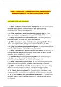 TURF & LANDSCAPE 3&period;0 EXAM QUESTIONS AND ACCURATE ANSWERS COMPILED FOR SUCCESSFUL EXAM REVIEW
