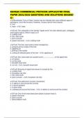 KANSAS COMMERCIAL PESTICIDE APPLICATOR FINAL PAPER 2025&sol;2026 QUESTIONS AND SOLUTIONS GRADED A&plus;