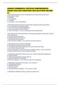 KANSAS COMMERCIAL PESTICIDE COMPREHENSIVE EXAMS 2025&sol;2026 QUESTIONS AND SOLUTIONS GRADED A&plus;