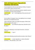NOS 120 Final Exam Chap sol 6-10 Questions And Answers&period;docx