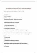 WGU D378 PA EXAM WITH COMPLETE SOLUTIONS 100&percnt; VERIFIED&excl;&excl;