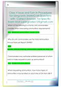 Class V Issue and Turn-In Procedures  for Using Units &lpar;AMMO 64 Questions  with  Correct Answers  for Specific  Exam Mail supergrades12&commat;gmail&period;com