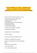 TURF & LANDSCAPE PACKAGED EXAMS&colon; QUESTIONS AND FULLY CORRECT ANSWERS