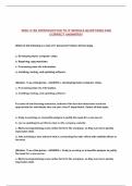 WGU C182 INTRODUCTION TO IT MODULE QUESTIONS AND CORRECT ANSWERS&excl;&excl;