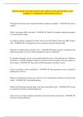 HFMA CRCR TEST REVISION 2025&period; BEST EXAM QUESTIONS AND CORRECT VERIFIED ANSWERS RATED A&plus;