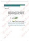 RNSG 2231 HESI EXTRA CREDIT MODULE 9 EXAM QUESTIONS AND ANSWERS RATED A&plus;