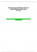 Examenvragen 23-24 gerechterlijk recht