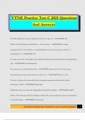 VTNE Practice Test C 2025 Questions And Answers