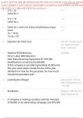 IVY SOFTWARE BUSINESS MATH AND STATISTICS EXAM QUESTIONS AND CORRECT DETAILED ANSWERS &lpar;VERIFIED ANSWERS&rpar; &vert;ALREADY GRADED A&plus;&vert;&vert; BRAND NEW&excl;&excl;