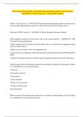 ITLS Exam Preparation &vert; Exam Revision Questions and Correct Answers With 100&percnt; Correct Answers &vert; Latest 2025 Update&period;
