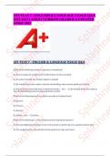ATI TEAS 7 English And Language Usage Questions And Answers 2022-2023 LATEST VERSION GRADED A&plus;