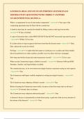 LOUISIANA REAL ESTATE STATE PORTION LICENSE EXAM 2025&sol;2026 STUDY QUESTIONS WITH CORRECT ANSWERS GUARANTEED PASS &vert; RATED A&plus;