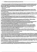 ATI RN Fundamentals Online Practice 2023 A  questions with verified solutions