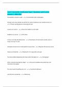 Level 1 Sommelier Certification Exam &vert; Questions with Correct Answers &vert; 100&percnt; Pass