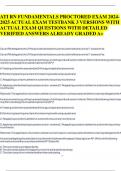 ATI RN FUNDAMENTALS PROCTORED EXAM 2024-2025 ACTUAL EXAM TESTBANK 3 VERSIONS WITH ACTUAL EXAM QUESTIONS WITH DETAILED VERIFIED ANSWERS ALREADY GRADED A&plus;