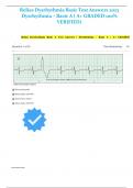 Relias Dysrhythmia Basic Test Answers 2023 Dysrhythmia &ndash; Basic A &lpar; A&plus; GRADED 100&percnt; VERIFIED&rpar;
