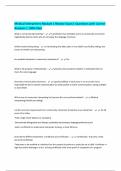 Medical Interpreters Module 1 Review Exam &vert; Questions with Correct Answers &vert; 100&percnt; Pass