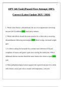 OPT 546 Task1&vert;Passed First Attempt&vert; 100&percnt; Correct &lpar;Latest Update 2025 &sol; 2026&rpar;