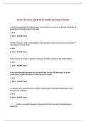 ENT 2113 FINAL EXAM WITH COMPLETE SOLUTIONS&excl;&excl;