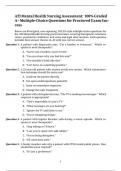 ATI Mental Health Nursing Assessment&colon; 100&percnt; Graded A&plus; Multiple-Choice Questions for Proctored Exam Success
