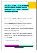  AEC 3133 EXAM 1 2025&sol;2026 Exam  Questions with Detailed Verified  Answers &lpar;100&percnt; Correct Answers&rpar; &vert;  Already Graded A&plus;