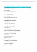 MUCO 120 Exam 1 &vert; Questions with Correct Answers &vert; 100&percnt; Pass