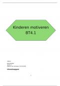 Verslag - kinderen motiveren &lpar;ipabo&rpar; &lpar;cijfer&colon;10&rpar;