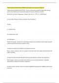 Patient-Centered Medical Home &lpar;PCMH&rpar; Exam Questions and Answers Graded A&plus;