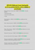 JRN430 Midterm Exam Studyguide  ACTUAL QUESTIONS AND CORRECT  ANSWERS