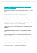 NGR6141 ADVANCED PATHOPHYSIOLOGY Exam 2 &vert; Questions with Correct Answers &vert; 100&percnt; Pass