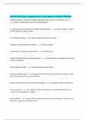 NRS 509 FINAL Exam &vert;Questions with Correct Answers&vert; Verified&vert; 100&percnt; Pass
