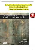 Test Bank For An Introduction to Brain and Behavior 6th Edition By Bryan Kolb, Ian Q. Whishaw, G. Campbell Teskey