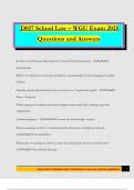  WGU D017 Bundled Exams 2025-2026 &lpar;Questions and Answers&rpar;