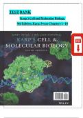 TEST BANK FOR Karp's Cell and Molecular Biology 9th Edition by Gerald Karp&comma; Janet Iwasa&comma; Wallace Marshall ISBN&colon; 978-1119598244 COMPLETE GUIDE ALL CHAPTERS COVERED 100&percnt; VERIFIED A&plus; GRADE ASSURED &excl;&excl;&excl;&excl;NEW LATEST UPDATE&excl;&excl;&excl;&excl;GUARANTEED PASS&excl;&excl;&excl;&excl;&excl;