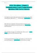 IFSTA 7th edition - Chapter 2 Communications Exam &vert; Comprehensive Questions With Correct Answers