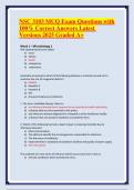 NSC 3103 MCQ Exam Questions with 100- Correct Answers Latest Versions 2025 Graded A&plus;&period;
