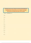 NIH Stroke Scale Group A Patient 1-6 ACTUAL EXAM 2025 TEST COMPREHENSIVE QUESTIONS AND VERIFIED ANSWERS &lpar;DETAILED & ELABORATED&rpar; 100&percnt; SOLVED 2025&excl;&excl;