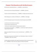 Chapter 3 Test Questions with Verified Answers