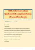 NSER 7210 Module 1 Exam Questions With Complete Solutions &lpar;A Grade&rpar; New Update