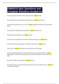 CIDESCO Quiz Questions and Complete Solutions Graded A&plus;