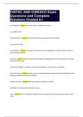 CIBTAC AND CIDESCO Exam Questions and Complete Solutions Graded A&plus;
