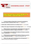 AAA FOOD MANAGER CERTIFICATION&vert;&vert; 120&plus; ACTUAL QUESTIONS & CORRECT DETAILED ANSWERS