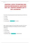 CHAPTER 4 &lpar;IFSTA 7TH EDITION&rpar; 2024 UPDATE&vert;COMPREHENSIVE QUESTIONS AND 100&percnt; VERIFIED ANSWERS &vert;GET IT 100&percnt; ACCURATE&excl;&excl;