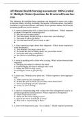 ATI Mental Health Nursing Assessment&colon; 100&percnt; Graded A&plus; Multiple-Choice Questions for Proctored Exam Success