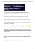 IOG1 Nebosh Test Questions and Complete Solutions Graded A  Package Deal