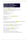 NEBOSH NCC1 Quiz Questions and Complete Solutions Graded A&plus;